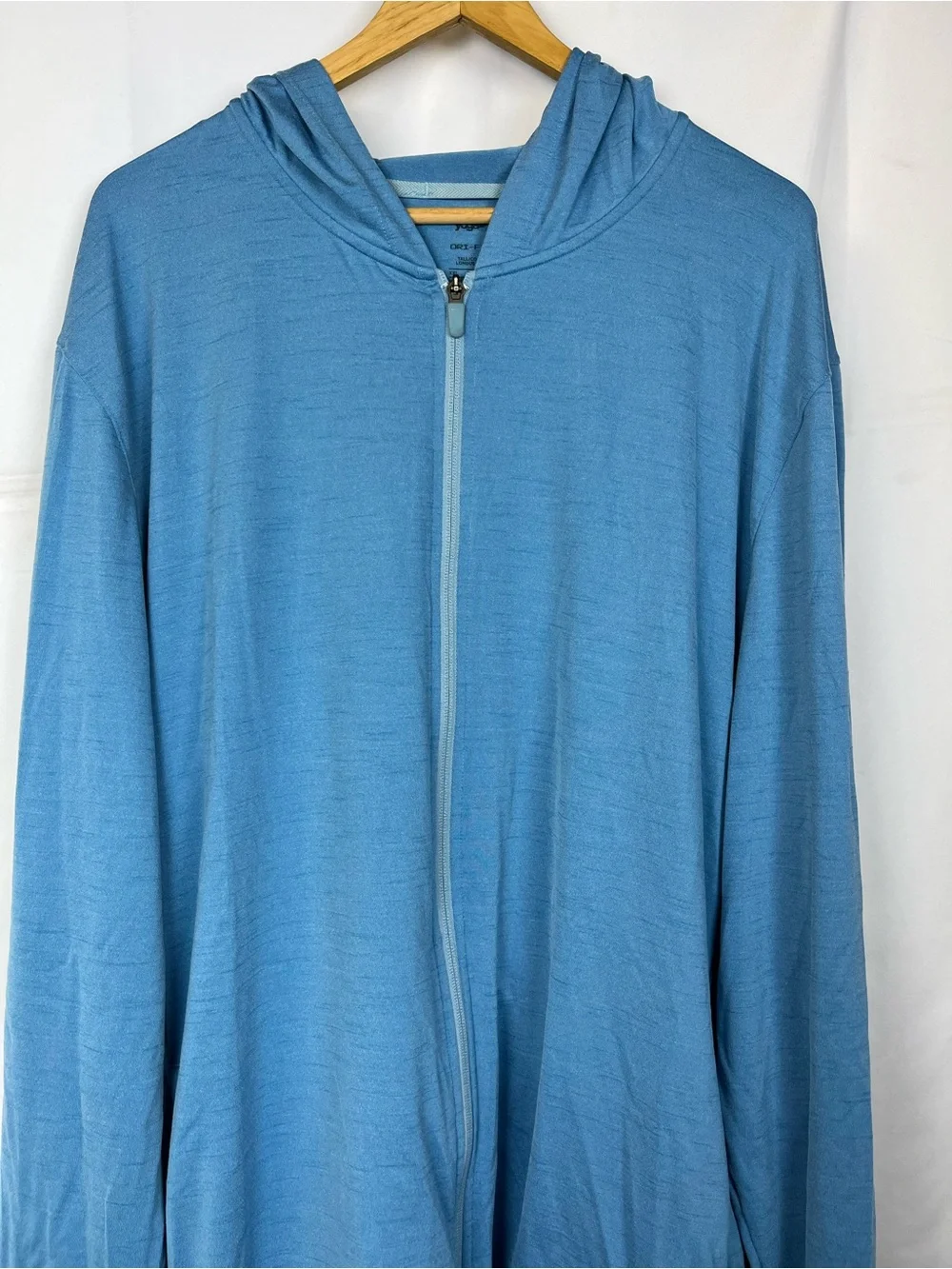 Nike Dri-FIT Yoga Men’s Full Zip Hooded Hoodie Blue 2XL